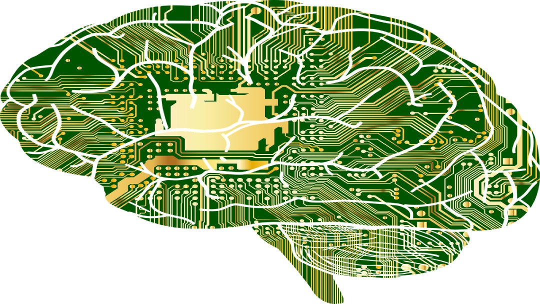Digital brain representing AI