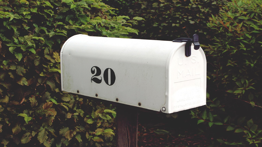 Mailbox that contains an IRS letter